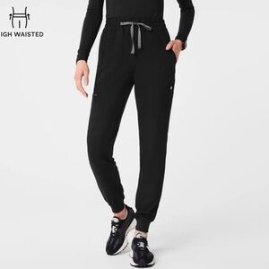 Figs High Waisted Jogger Scrub Bottoms